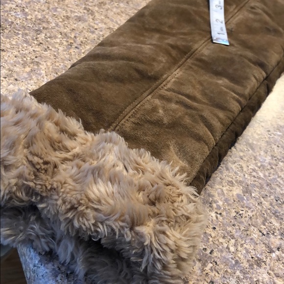 Black Rivet Brown and Tan Suede Jacket M - Picture 10 of 16